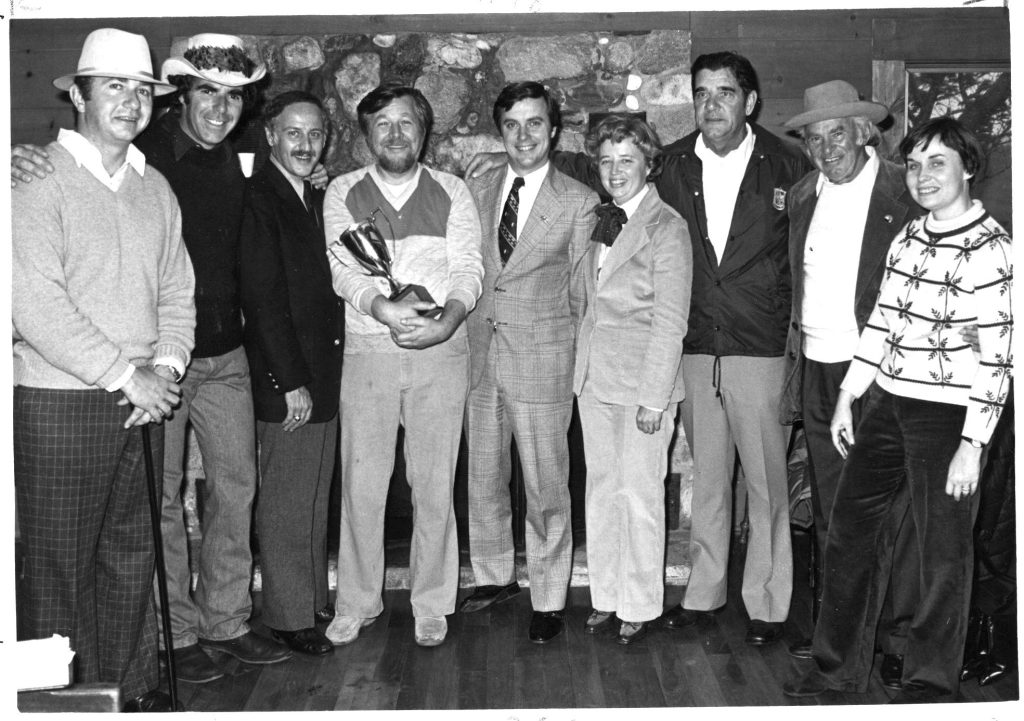 A lineup of people involved in the 1980 Chamber of Commerce Chili Cook-Off